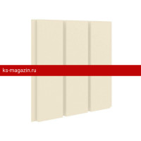 Софит без перфорации Aquasystem (Аквасистем) 303х2400мм ПЭ (RAL1015Matt) /1 шт/