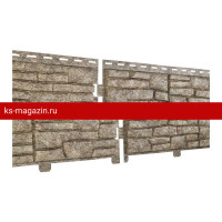 Панель фасадная UPLAST (Ю-Пласт) STONE-HOUSE Сланец (Бурый) (с дв. замк) / панель/