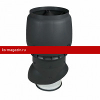 Vilpe (Вилпе) XL- 250/300/500 вентиляционный вых.с колпаком (Черный) /1 шт/
