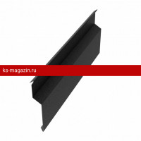 Пристенная планка накладная 30х20х50х20х2000мм PE Rooftop Matt 0,5 мм Zn180 RAL9005