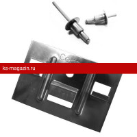 Кляммер + саморез 3,9х30мм крепления доски Cedral (Кедрал) Click 250 шт./кор. (по дереву) /1 шт/