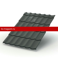 Металлочерепица МеталлПрофиль Ламонтерра-X (PURETAN-20-RR23-0.5) /1 кв.м./