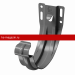 Карнизный кронштейн Docke (Дёке) STAL PREMIUM 125/90 (Графит RAL7024) /1 шт/