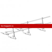 Ограждение ROOFsystems PRESTIGE ZN H-600/3,0м 2 трубы Композит цинк