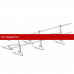 Ограждение ROOFsystems PRESTIGE ZN H-600/3,0м 2 трубы Композит цинк