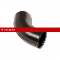 Колено сливное Металл Профиль Престиж 125/100 (RR 32, коричневый) /1 шт/