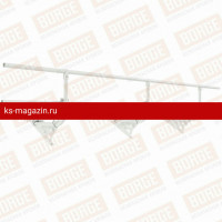Ограждение кровельное BORGE H-60см, 3 метра, белый RAL 9003