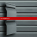 Сайдинг Grand Line (Гранд Лайн) Amerika D4.4 Корабельный брус (Графит) /панель/