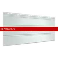 Софит UPLAST (Ю-пласт) ПРОФ перфорированный по центру (Белый) (под заказ) /1 шт/