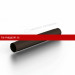 Труба соединительная D100x1000 Металл Профиль 125/100 Foramina Freeze (Dark Brown) /1 шт/