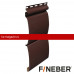Сайдинг FineBer (Файнбер) BlockHouse Extra Acrylic 3,66м (Темный дуб) /панель/