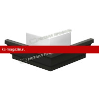 Металл Профиль Бюджет Угол желоба наружный 120х86 (RR32) /1 шт/