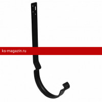Крюк длинный полоса 125 мм Мatt RAL 9005