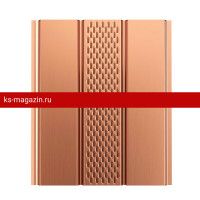 Софит с центральной перфорацией Aquasystem (Аквасистем) 303х2400мм (Медь) /1 шт/