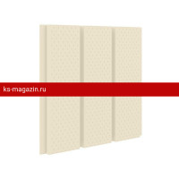 Софит с полной перфорацией Aquasystem (Аквасистем) 303х2400мм ПЭ (RAL1015Matt) /1 шт/