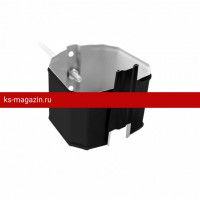 Кронштейн трубы на кирпич прямоугольный Matt Grand Line (Гранд Лайн) Vortex Matt 127/102 (RAL 9005) /1 шт/