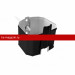 Кронштейн трубы на кирпич прямоугольный Matt Grand Line (Гранд Лайн) Vortex Matt 127/102 (RAL 9005) /1 шт/