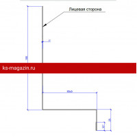 Планка примыкания боковая FASTCLICK 150х65х2000 (VALORI-20-OxiBеige-0.5)