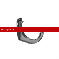 Кронштейн ПВХ Galeco (Галеко) PVC 152/100 (Графит) /1 шт/