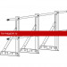Ограждение ROOFsystems ECONOM d-25 (круг) H-600/3,0м фальц ТУ RAL8017