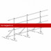 Ограждение ROOFsystems PRESTIGE ZN H-1200/3,0м 4 трубы Композит RAL3005