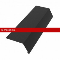 Планка конденсата 75х50х2000мм PE Rooftop Matt 0,5 мм Zn180 RAL9005