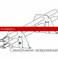 Снегозадержатель ROOFsystems PRESTIGE ZN 45*25 (овал), 3м Фальц-америка (1,5") цинк