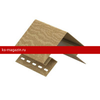 Наружный угол UPLAST (Ю-пласт) Кедр (Янтарный) /1 шт/