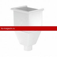 Aquasystem PUrus 150/100 Воронка водосборная удлиненная RAL 9003 1 шт/уп