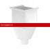Aquasystem PUrus 150/100 Воронка водосборная удлиненная RAL 9003 1 шт/уп