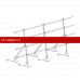 Ограждение ROOFsystems PRESTIGE ZN H-1200/3,0м 4 трубы Натур RAL8019
