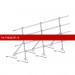 Ограждение ROOFsystems PRESTIGE ZN H-1200/3,0м 4 трубы Натур RAL8019