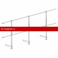 Перила к мостику кровельному ROOFsystems PRESTIGE H-1200 3м RAL 3005