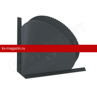 Заглушка к полукруглому коньку большому конусная Stynergy (CORUNDUM50-7024-0.5)