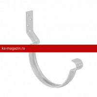 Aquasystem PUrus 150/100 Крюк желоба короткий с компл. крепления (МУ), RAL 9003