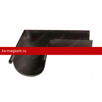 Угол желоба внешний 90 Grand Line (Гранд Лайн) Optima (RAL 8017) /1 шт/