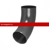 Отвод трубы Aquasystem (Аквасистем) PU MATT 125/90 (RR 23) /1 шт/