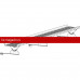 Мостик кровельный ROOFsystems PRESTIGE 360 2,5м Натур RAL 6005