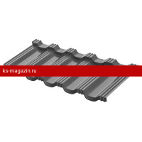 Модульная металлочерепица AquaSystem Гётеборг XXL 1205х465 мм PE Rooftop Glance Zn180 0,5мм RR23