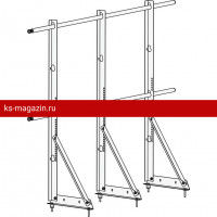 Ограждение ROOFsystems ECONOM d-25 (круг) H-1200/3,0м универ ТУ RAL8017