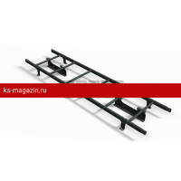 Комплект лестница кровельная Borge 1,8 м, RAL 9004