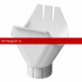 Воронка Docke (Дёке) STAL PREMIUM 125/90 (Пломбир RAL9010) /1 шт/