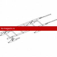 Лестница кровельная ROOFsystems PRESTIGE ZN600 1,2м Композит RAL 3005