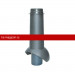 Выход канализации Krovent (Кровент) Pipe-VT 110/125 (Серый) /1 шт/