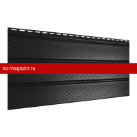 Софит UPLAST (Ю-пласт) ПРОФ перфорированный (Графитовый) (под заказ) /1 шт/