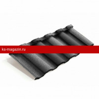 Композитная черепица Metrotile (Метротайл) MetroRoman (Сланцево-Серый) /лист/