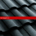 Композитная черепица Metrotile (Метротайл) MetroRoman (Сланцево-Серый) /лист/