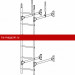 Лестница стеновая ROOFsystems PRESTIGE ZN400 1,8м Универ RAL 3005
