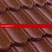 Композитная черепица Metrotile (Метротайл) MetroBond (Бургундия) /лист/