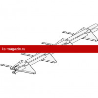 Снегозадержатель ROOFsystems PRESTIGE ZN 45*25 (овал), 3м композит.(треугольн.) RAL 7024